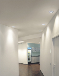 Mileubild Downlights, trimless, rund