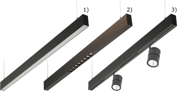 midi RAIL Pendelleuchten
