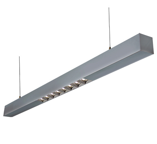 midiRail pendant luminaire with lens modules