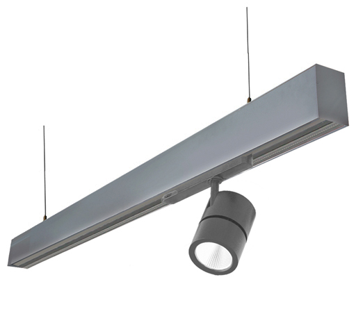 midiRail pendant luminaire with track