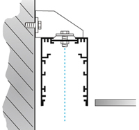 Zeichnung RAIL Wandmontage